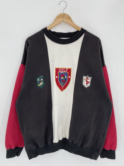 Vintage Disney Mickey GOLF Size XL Sweat-Shirt / K4850