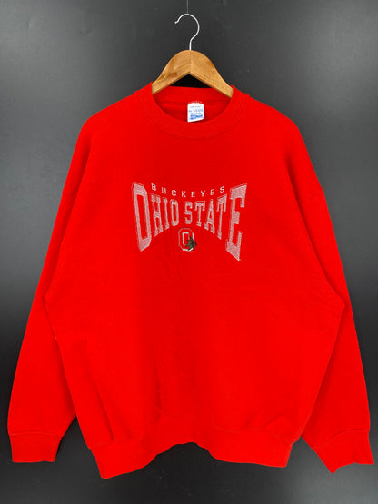 VINTAGE OHIO STATE BUCKEYES Made in USA Size XXL NFL Sweat-Shirt / K3401