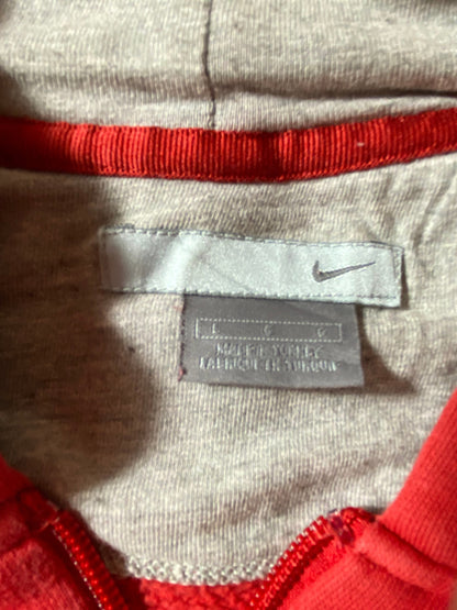 00' NIKE MINI SWOOSH Size L Vintage Zip-up Hoodie Sweat-Shirt / A5374