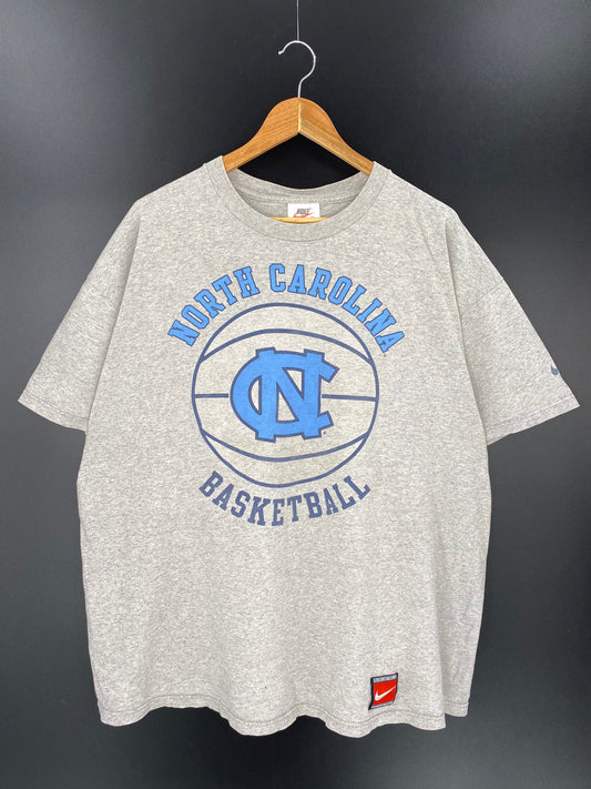 90’s NIKE NORTH CAROLINA BASKETBALL Made in USA Size XL Vintage T-shirt / 8701