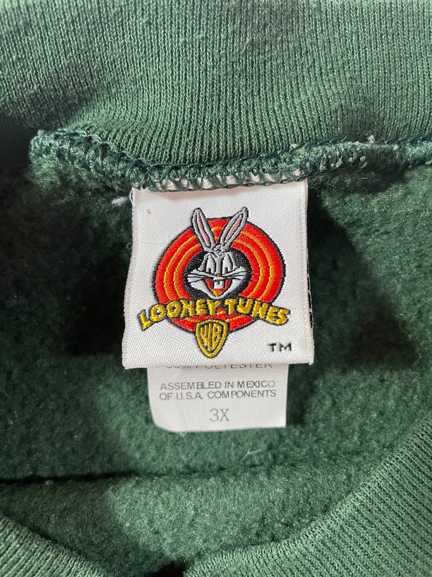 1997 LOONEY TUNES TWEETY Size XXXL Vintage Sweat-shirt / A469