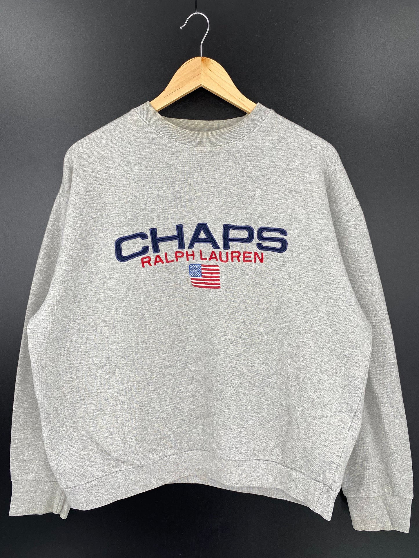 90's CHAPS RALPH LAUREN Size M Vintage Sweat-Shirt / E5544S