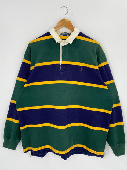 Vintage Polo Ralph Lauren Size XL Rugby-Shirt / k6931
