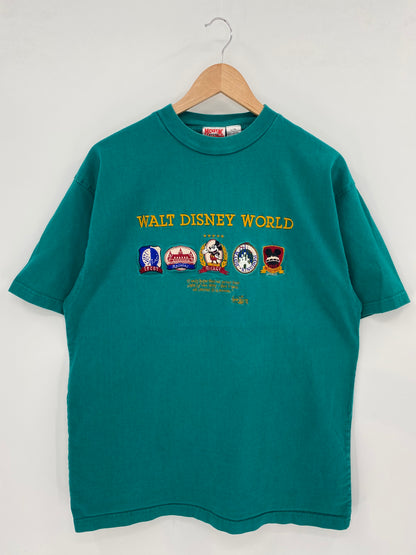 90's DISNEY MICKEY Size L-XL Vintage T-Shirt  / k2734