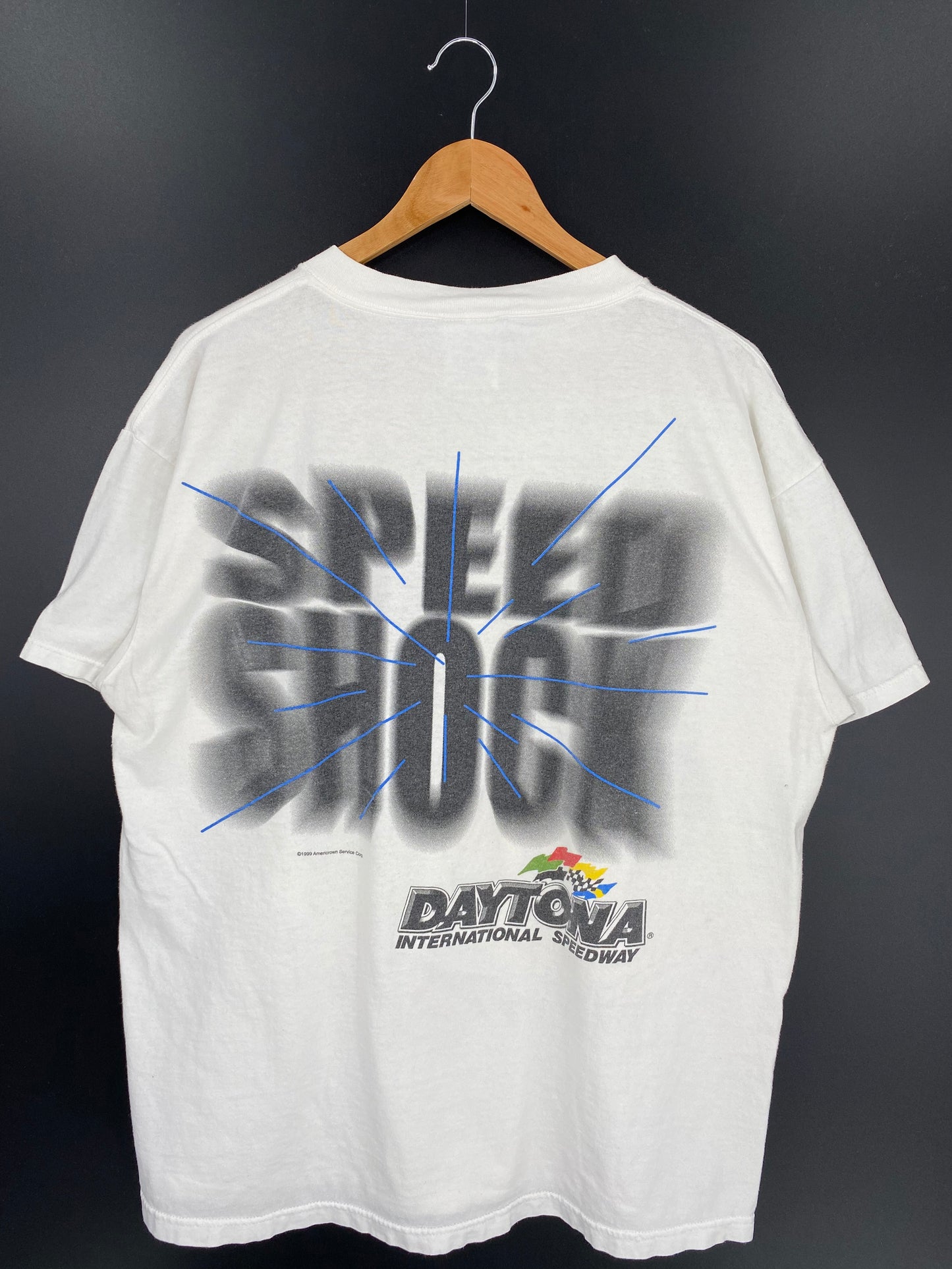 1999’ DAYTONA INTERNATIONAL SPEEDWAY Size XL Vintage Racing T-Shirt / K250