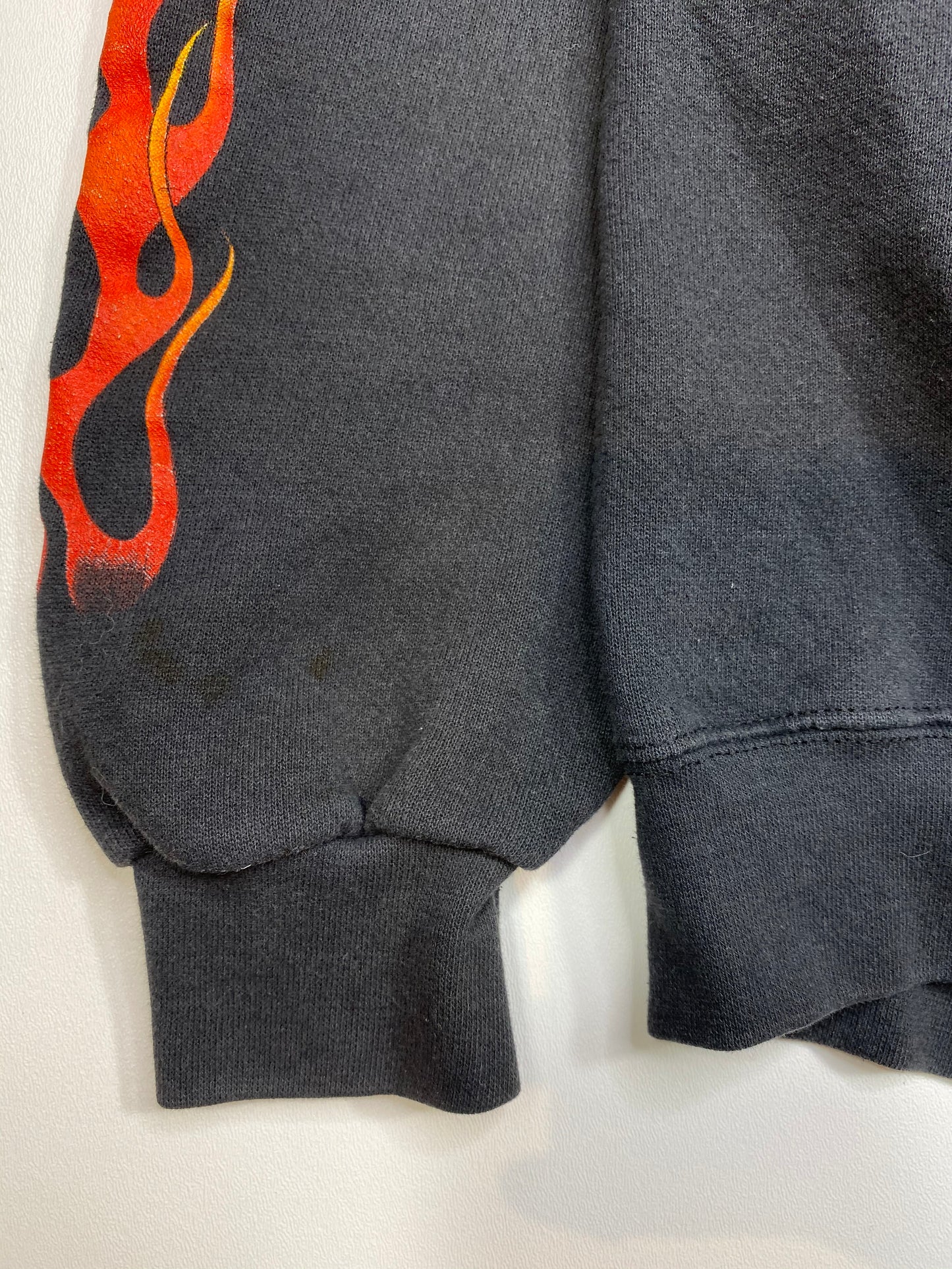 1998 Harley Davidson KANSAS Zip-up Size XL Vintage Sweat-Shirt / 5539