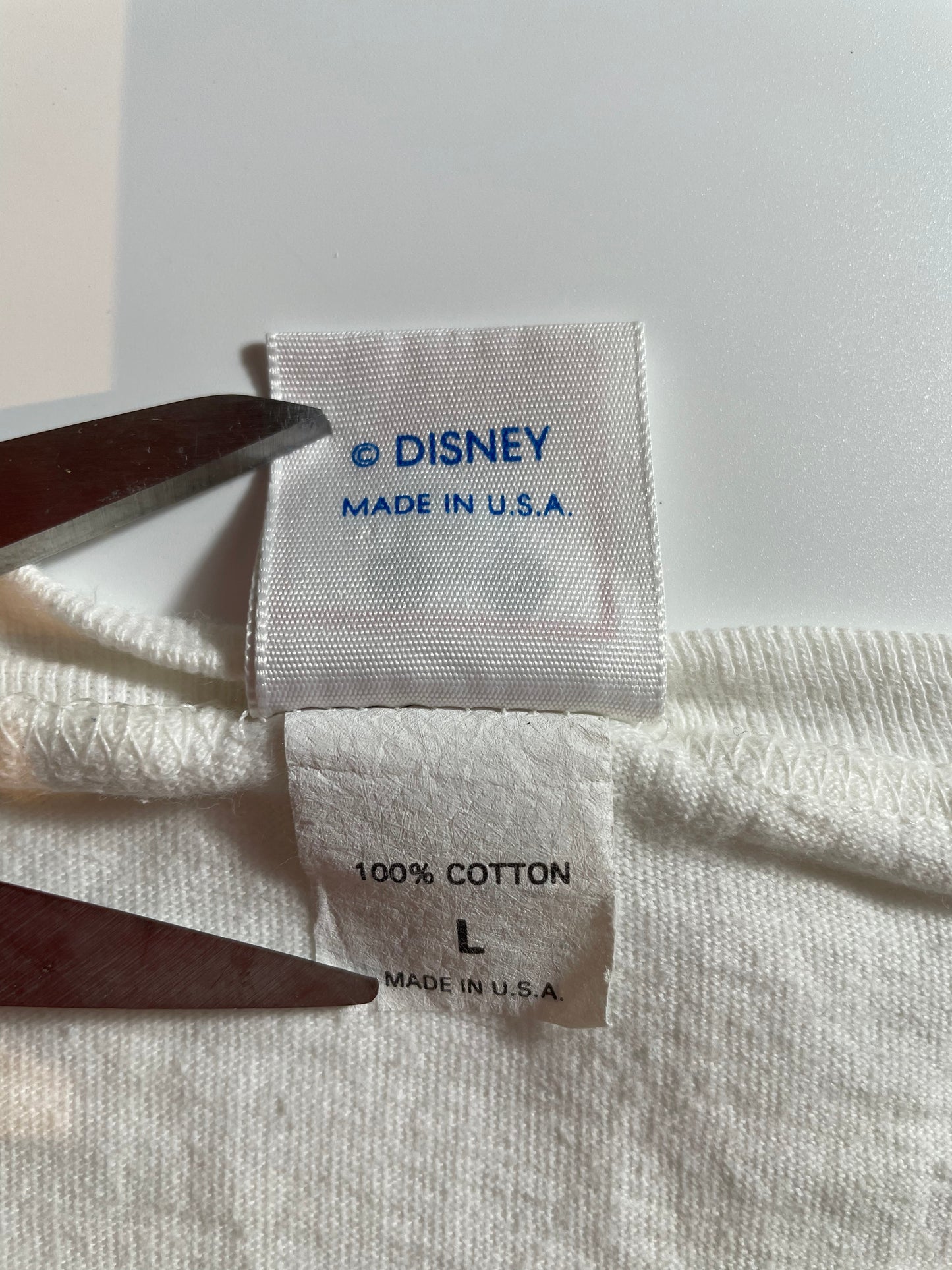 90’s DISNEY MICKEY Made in USA Size L Vintage T-Shirt / A3453