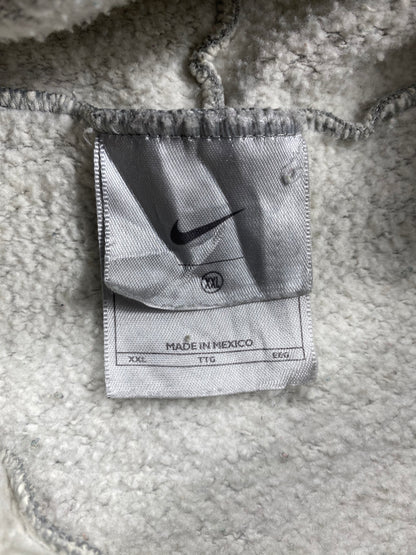 90’s NIKE Center Swoosh Size XXL Damaged Vintage Hoodie Sweat-shirt / 7053