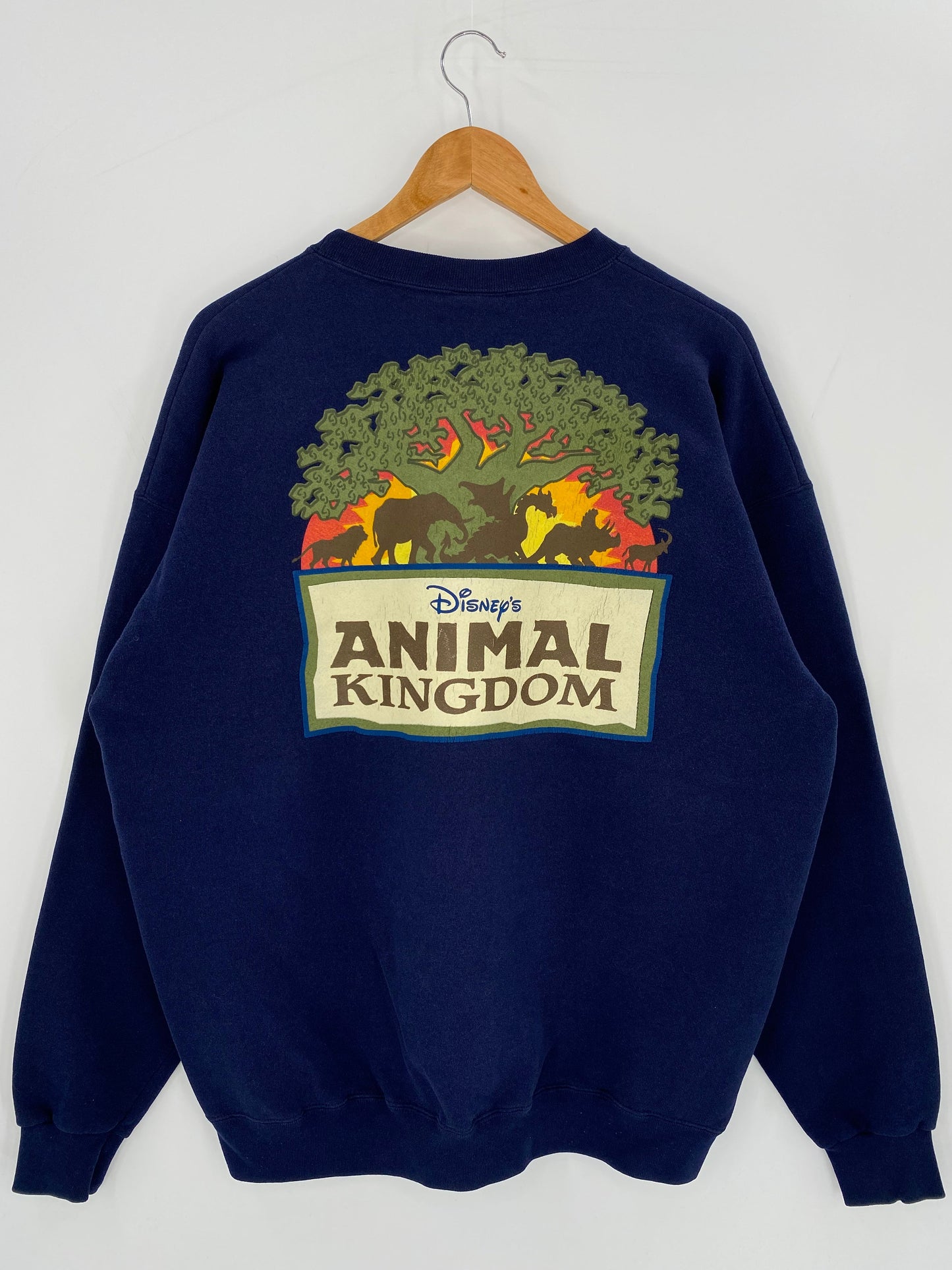 90’s DISNEY ANIMAL KINGDOM Made in USA Size XXL Vintage Sweat-shirt / K9862