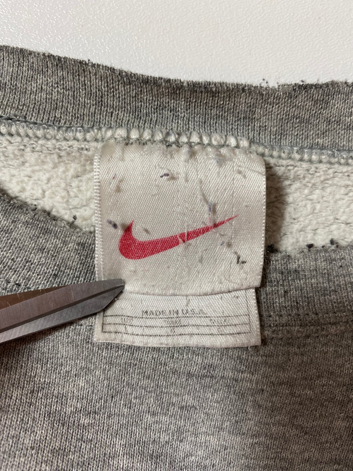 90’s NIKE ATHLETICS Made in USA Size L Vintage Sweat shirt / K32