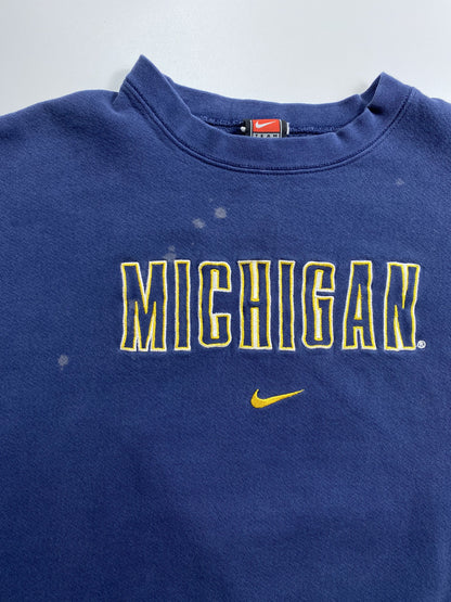 90’s NIKE MICHIGAN Size XL Vintage Sweat-shirt / K5834