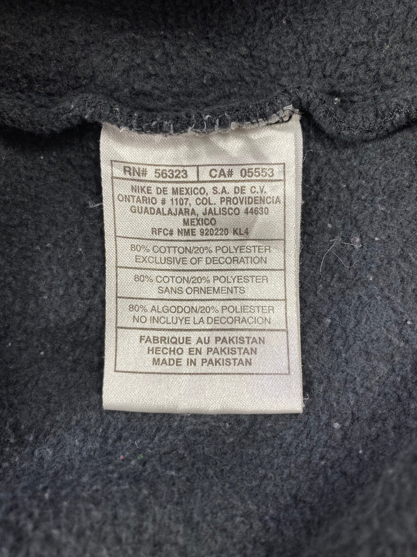 00' NIKE Size L Damaged Vintage Hoodie Sweat-shirt / 6155