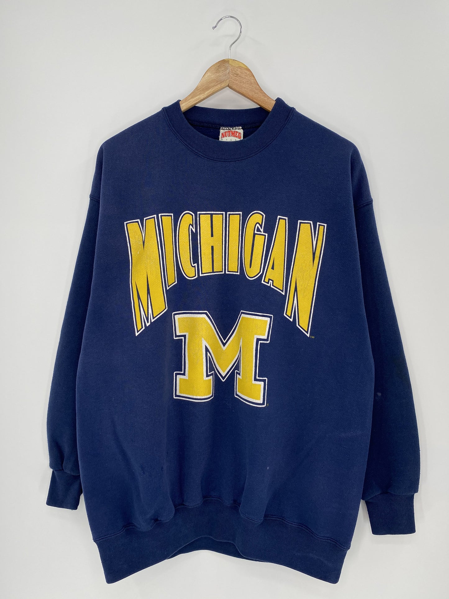 90's MICHIGAN Made in USA Size XL Vintage College Sweat-Shirts / K6513