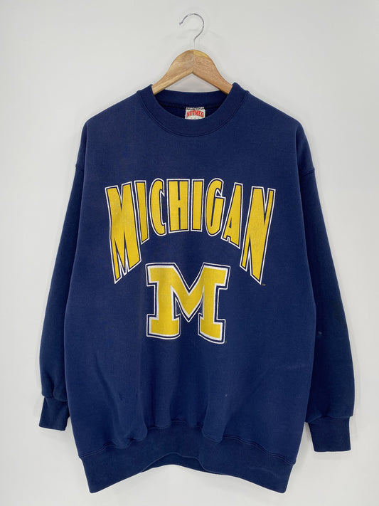 90's MICHIGAN Made in USA Size XL Vintage College Sweat-Shirts / K6513