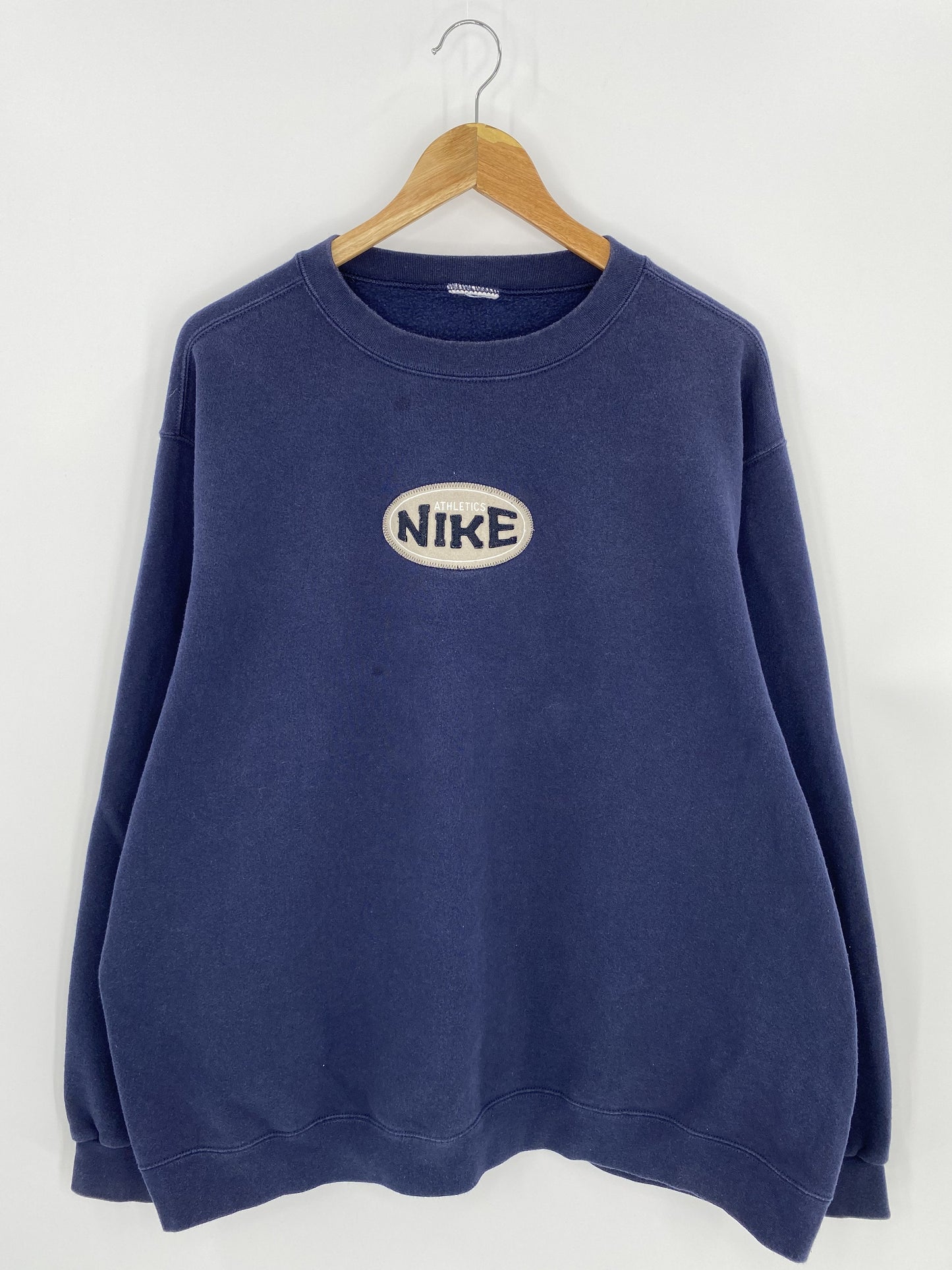 90’s NIKE ATHLETICS Size No Tag (Approx. XL~XXL) Vintage Sweat-shirt / A8289