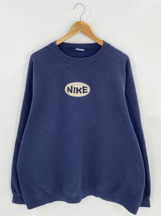 90’s NIKE ATHLETICS Size No Tag (Approx. XL~XXL) Vintage Sweat-shirt / A8289