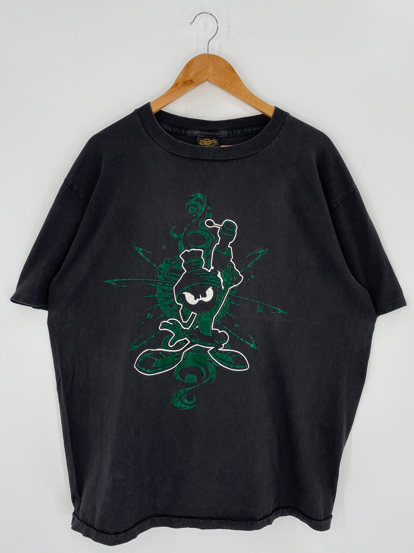 90's LOONEY TUNES Marvin the Martin Made in USA Size XL Vintage T-Shirt / 9437