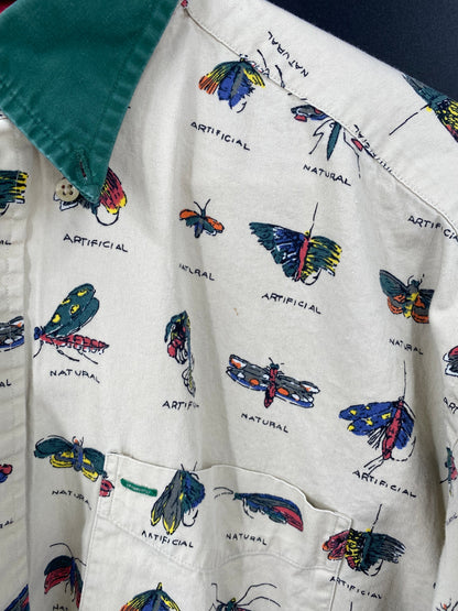 90's TOMMY HILFIGER Size L Vintage Botton-down Shirts/ A4772