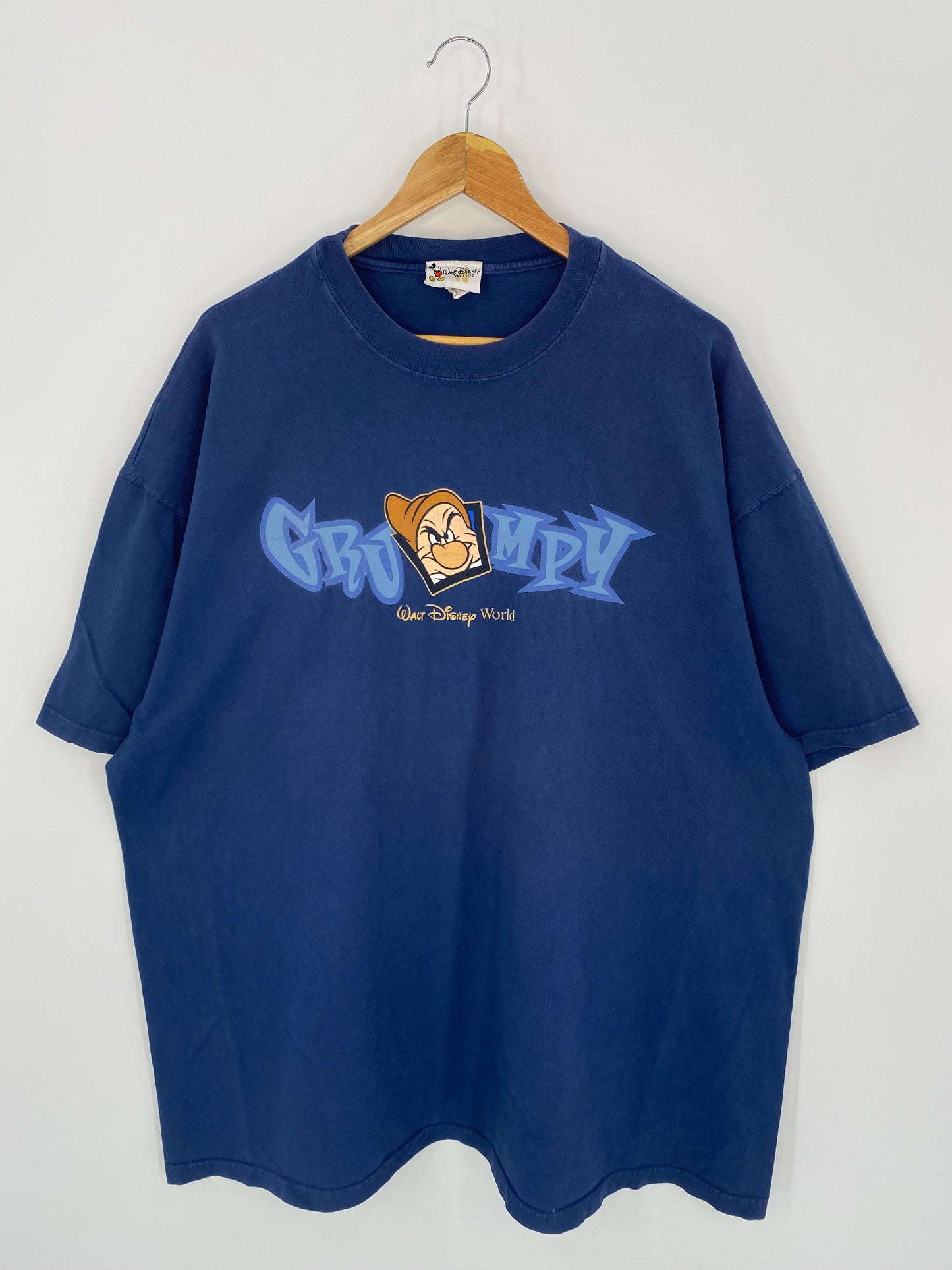 00' DISNEY GRUMPY Made in USA Size XXL Vintage T-Shirt / E377