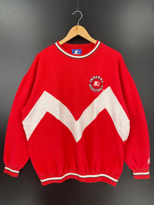 90's STARTER INDIANA BASKETBALL Approx. Size XL Vintage Sweat-Shirts / K2025