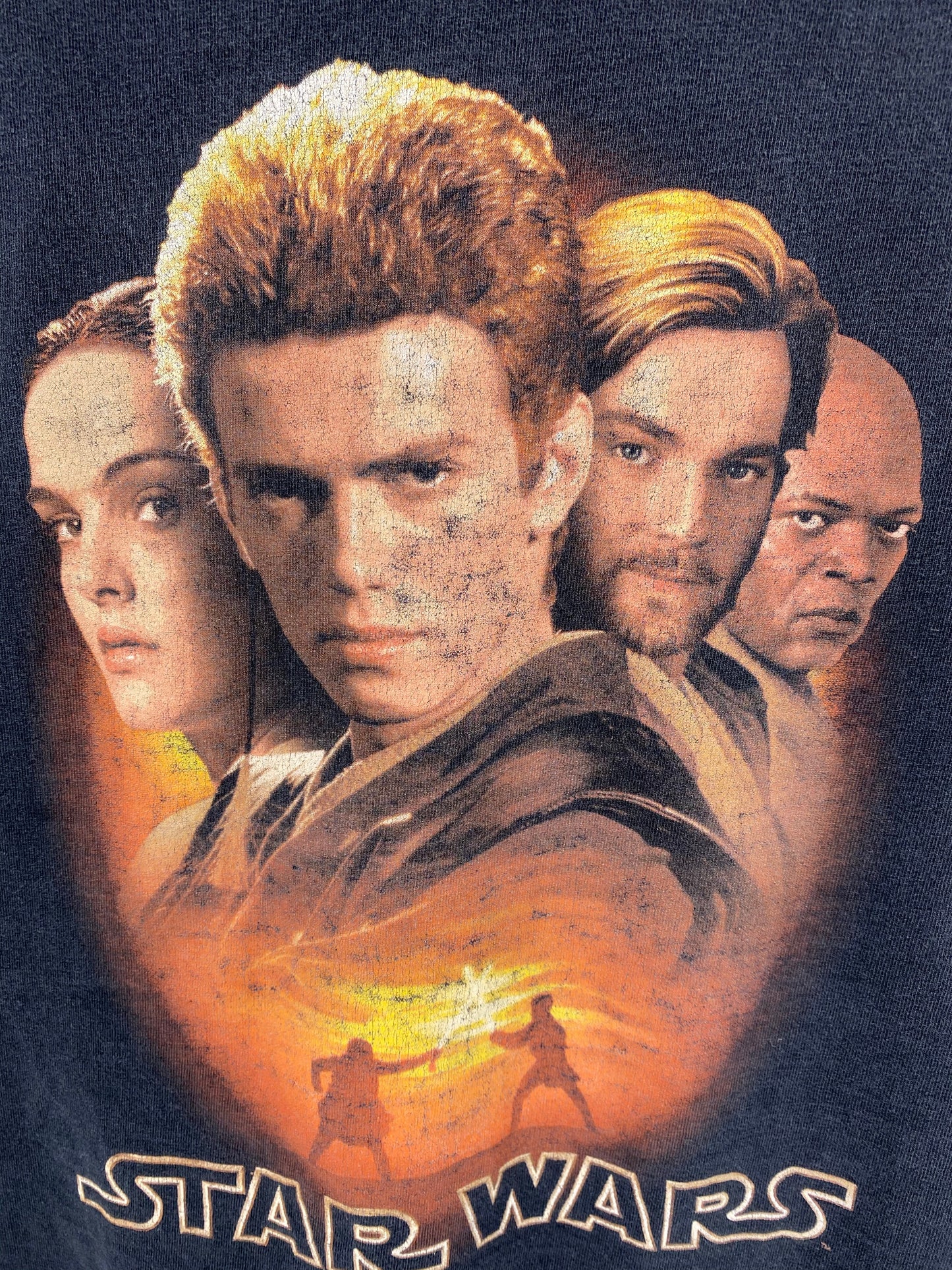 90’s DISNEY STAR WARS Size XL Vintage T-Shirt / K8418