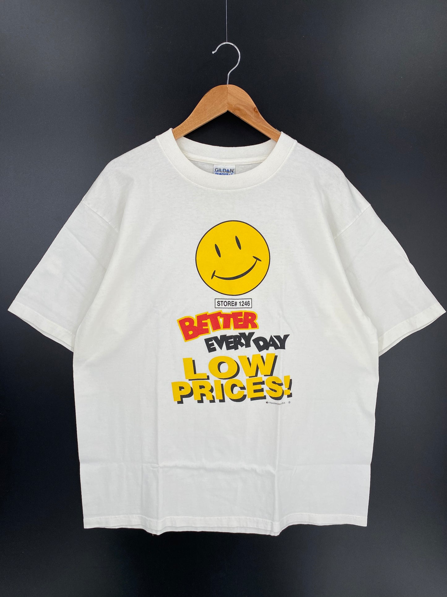 Vintage SMILE EVERY DAY Made in USA Size XL T-Shirt / K23