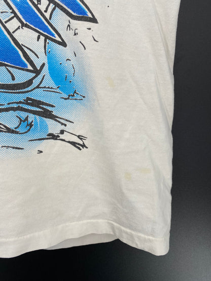 1996' LOONEY TUNES TAZ Size No tag(Approx.XXXL) Vintage T-Shirt / K2118