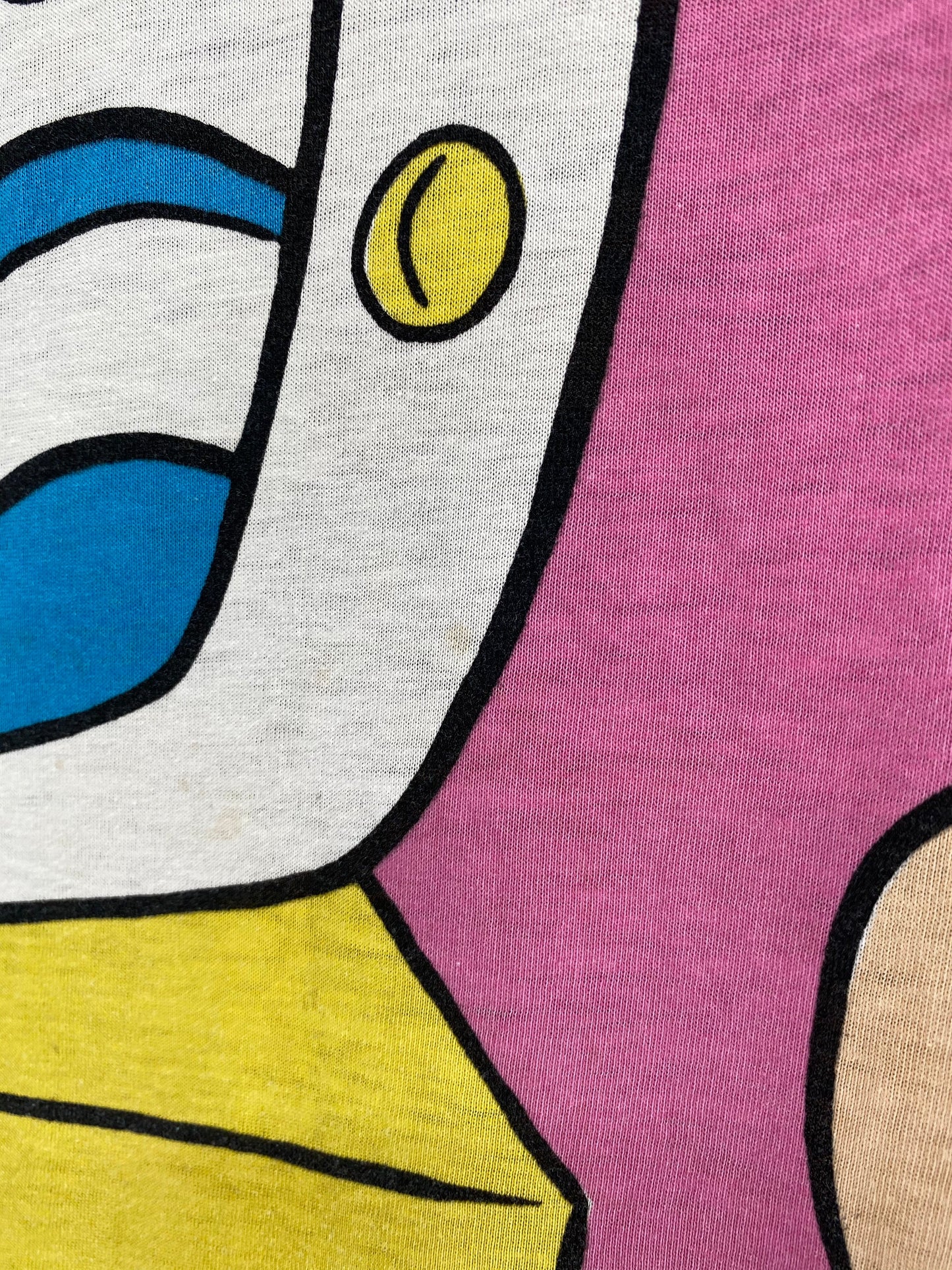 90’s  DISNEY MICKEY AND MINNIE Size No Tag (Approx. XXL) Vintage T-Shirt / K6875