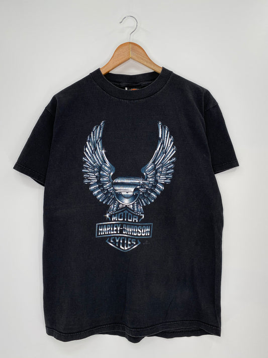 1996 HARLEY DAVIDSON Size L Vintage T-Shirt / 8490