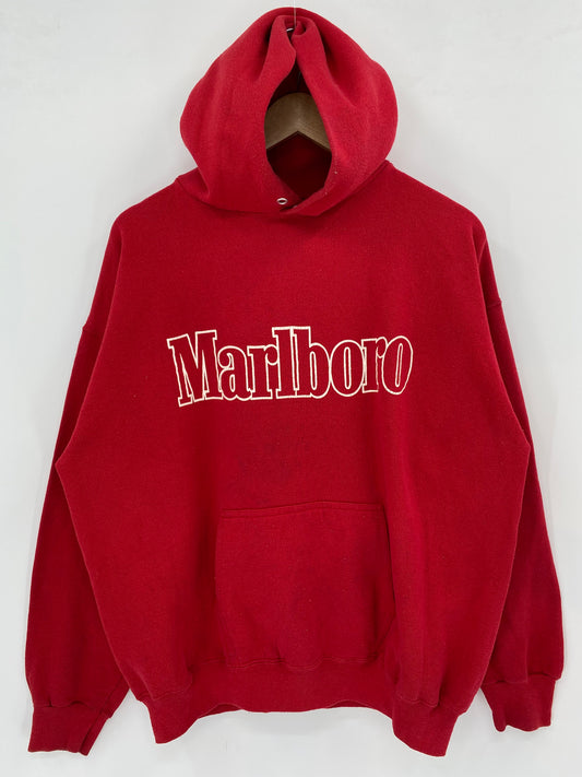 80’s MARLBORO Made in USA Size XL Hoodie Sweat-Shirt / k2739