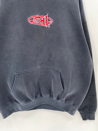 .90's 311 Size XL Vintage Music Hoodie Sweat-Shirt / A7005