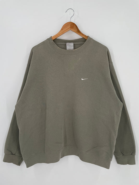 90’s NIKE MINI SWOOSH Made in USA Size XL Vintage Sweat-shirt / K73