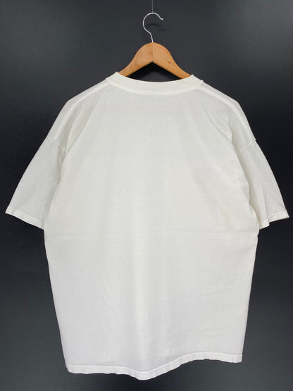 00' DISNEY POOH ANIMAL KINGDOM Size No Tag (Approx. XL) Vintage T-shirt / 9441