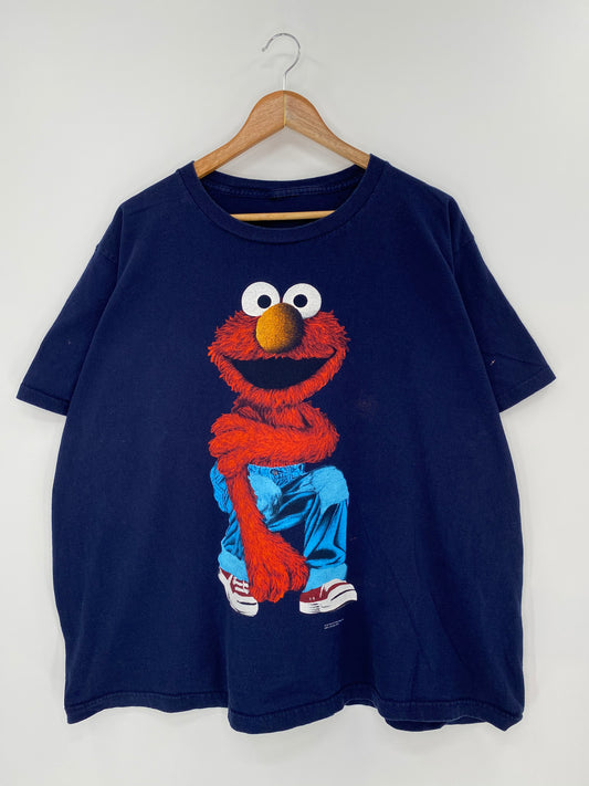 90's SESAME STREET ELMO Size No Tag (Approx. XL) Vintage T-shirt / 8509