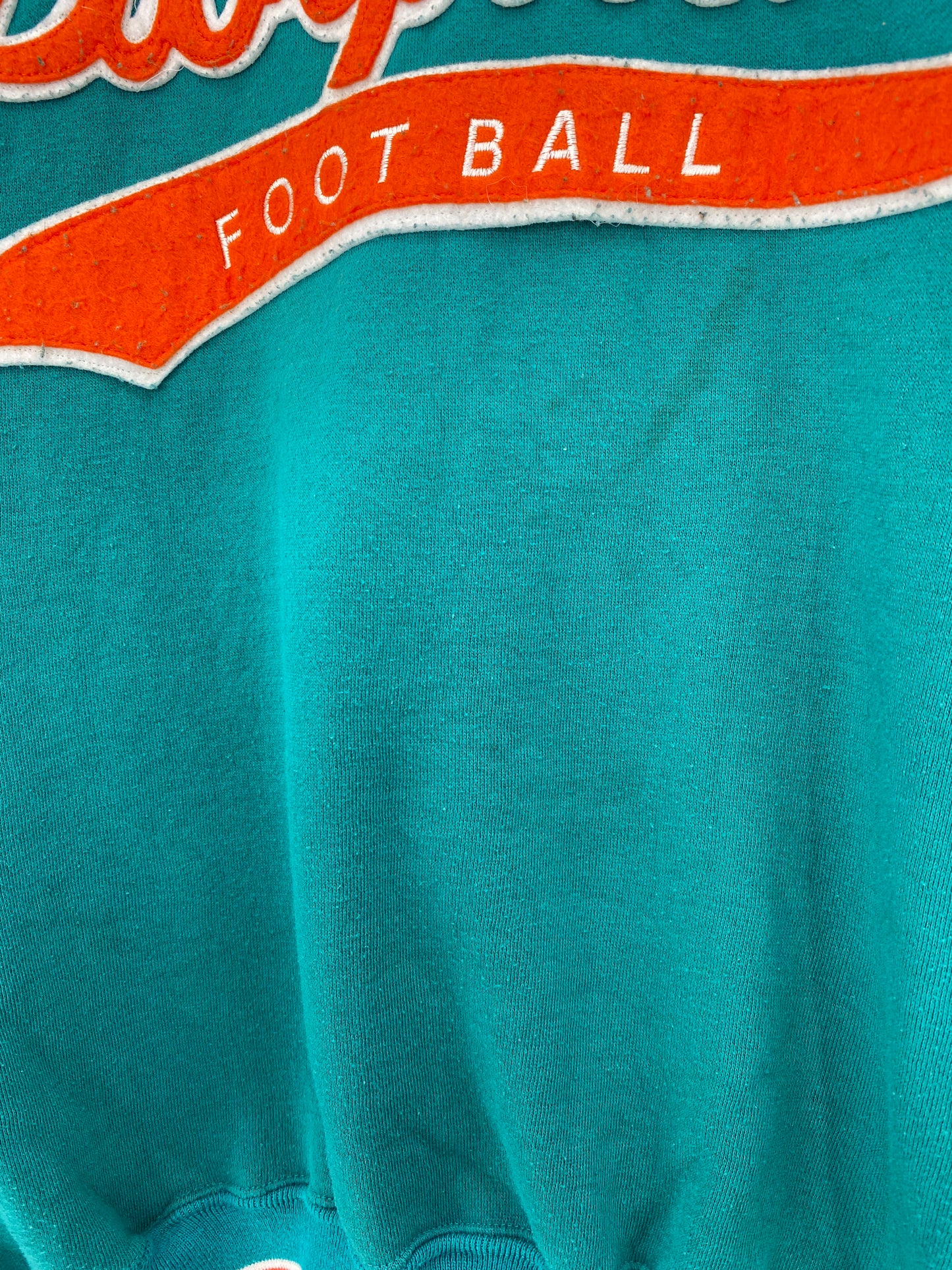 90’s DOLPHINS Size L Vintage NFL Hoodie Sweat-shirt / 9602
