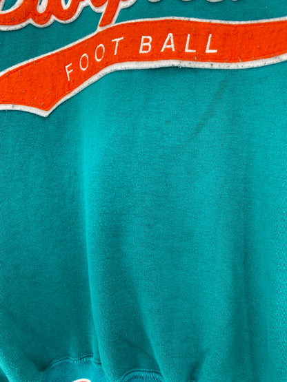 90’s DOLPHINS Size L Vintage NFL Hoodie Sweat-shirt / 9602