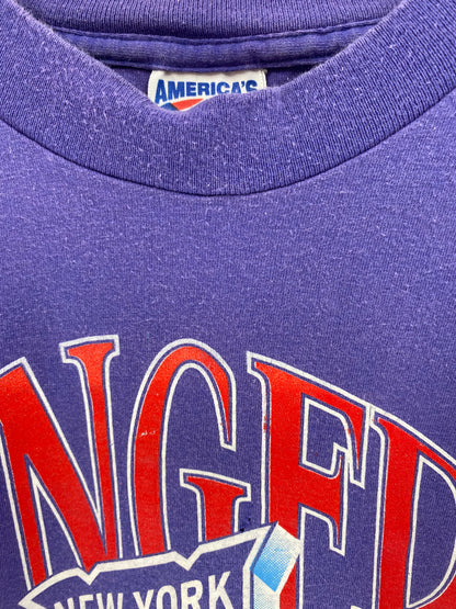 1994' NEW YORK RANGERS Made in USA Size L Vintage NHL T-Shirt / k1654