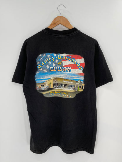 90's HARLEY DAVIDSON Made in USA Size L Vintage T-Shirt / 8660