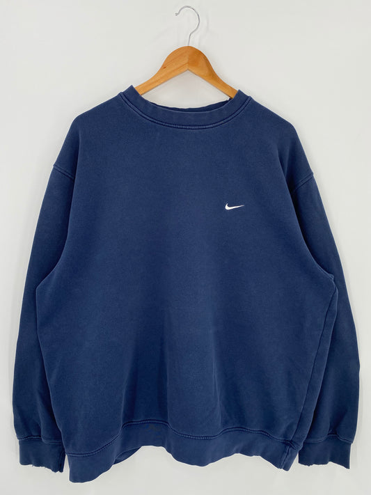 00' NIKE MINI SWOOSH Size XXL Vintage Sweat-Shirt / K858