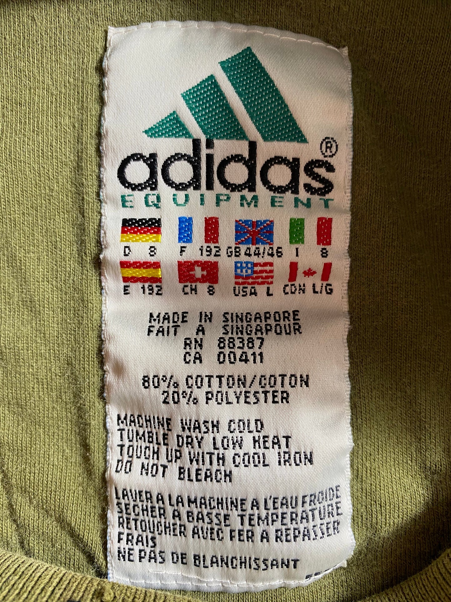 90’s ADIDAS EQUIPMENT Size L Vintage Sweat-shirt / A8589