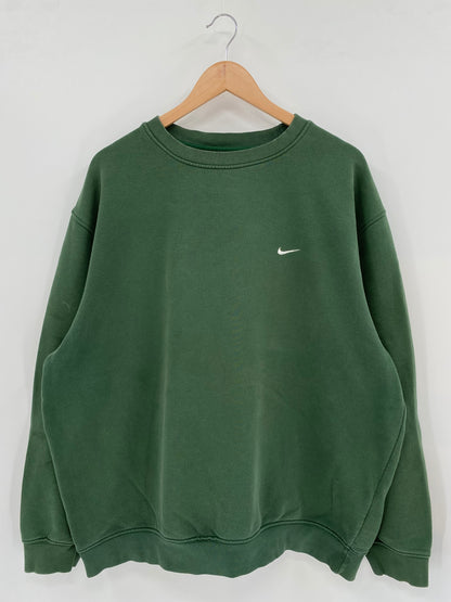 00’ NIKE MINI SWOOSH Size XL Vintage Sweat-shirt / K2311