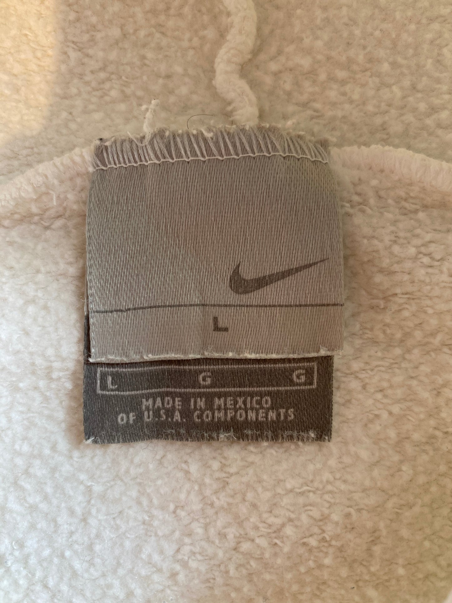 90’s NIKE Center Swoosh Size L Vintage Hoodie Sweat-shirt / 8458