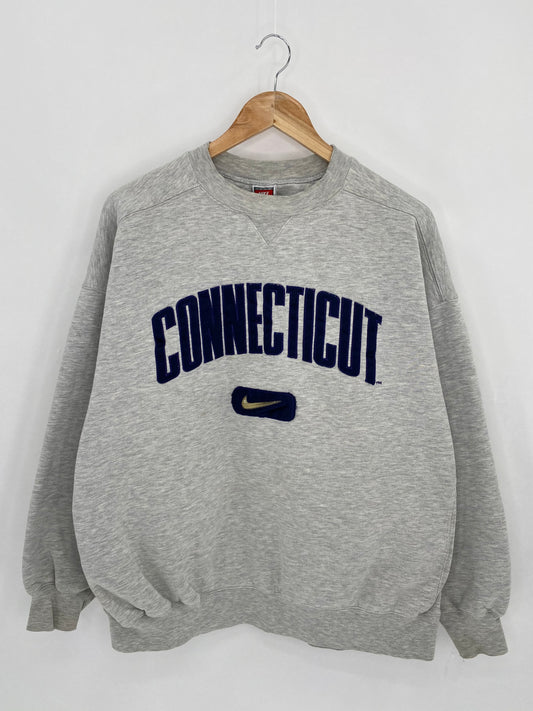 90's NIKE CONNECTICUT Size XL Vintage Sweat-shirt / 6157