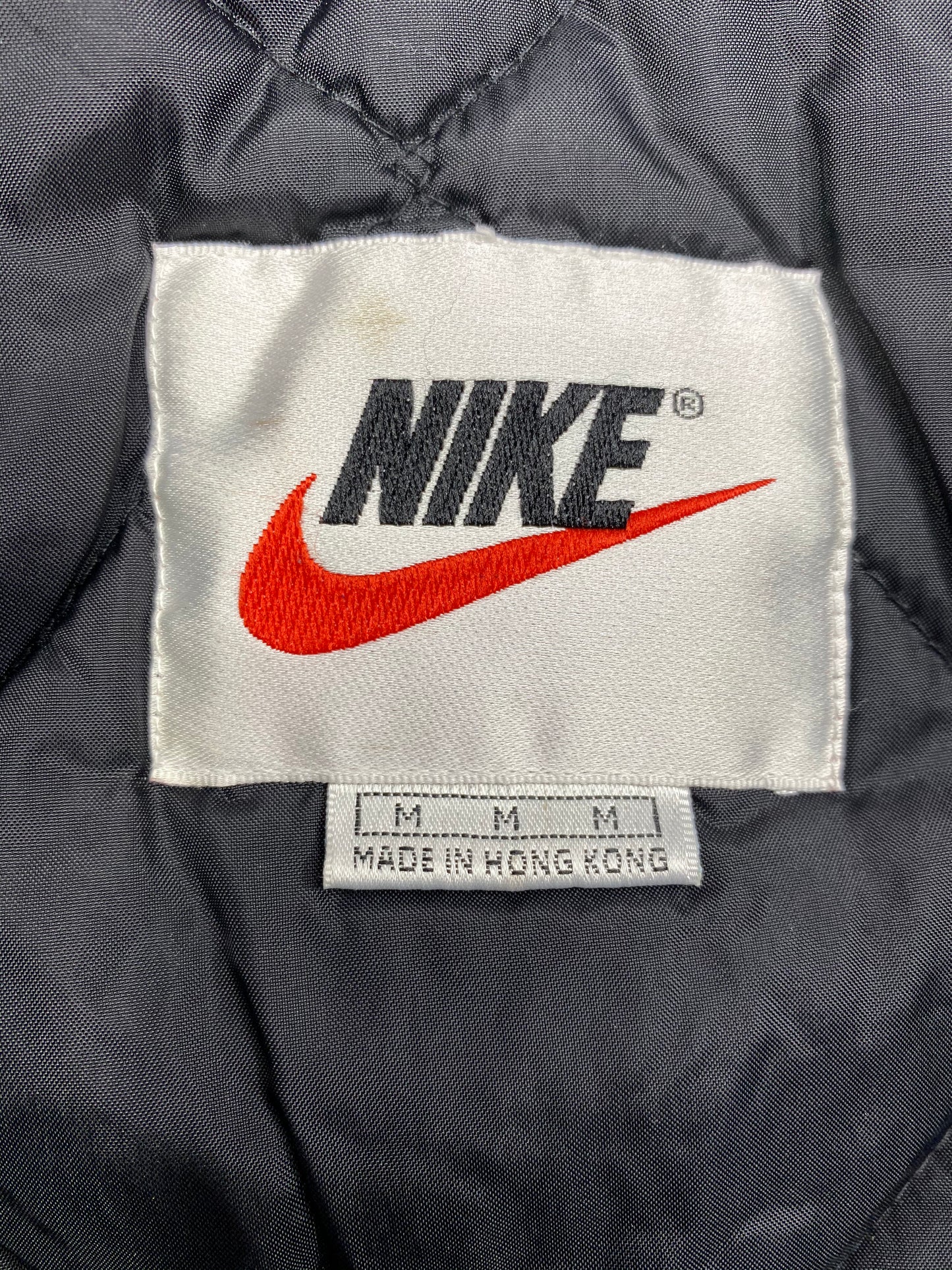 90’s NIKE Half-Zip Size M Vintage Padded Half Zip Nylon-Jacket / 5723