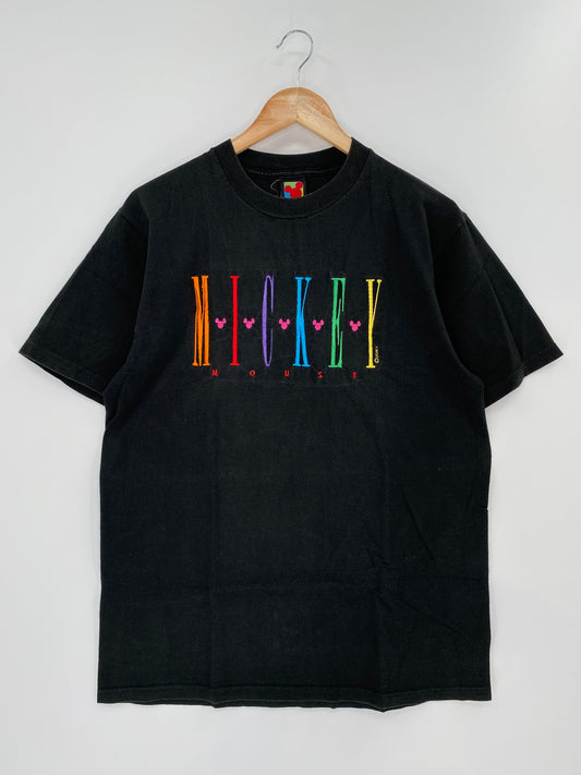 90’s DISNEY MICKEY Made in USA Size L Vintage T-Shirt / A239