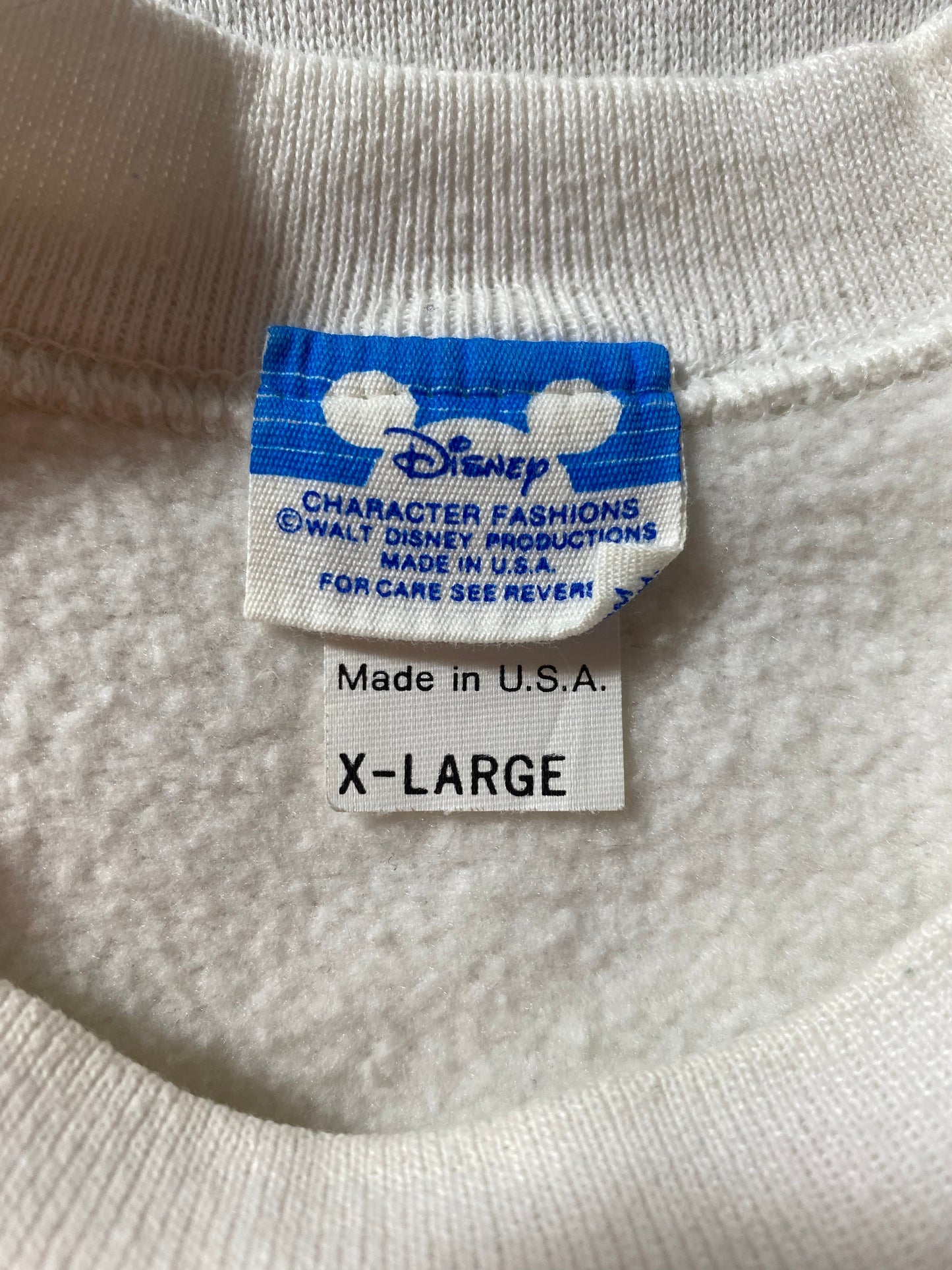 80’s DISNEY MICKEY Made in USA Size XL Vintage Sweat-Shirt  / A2103