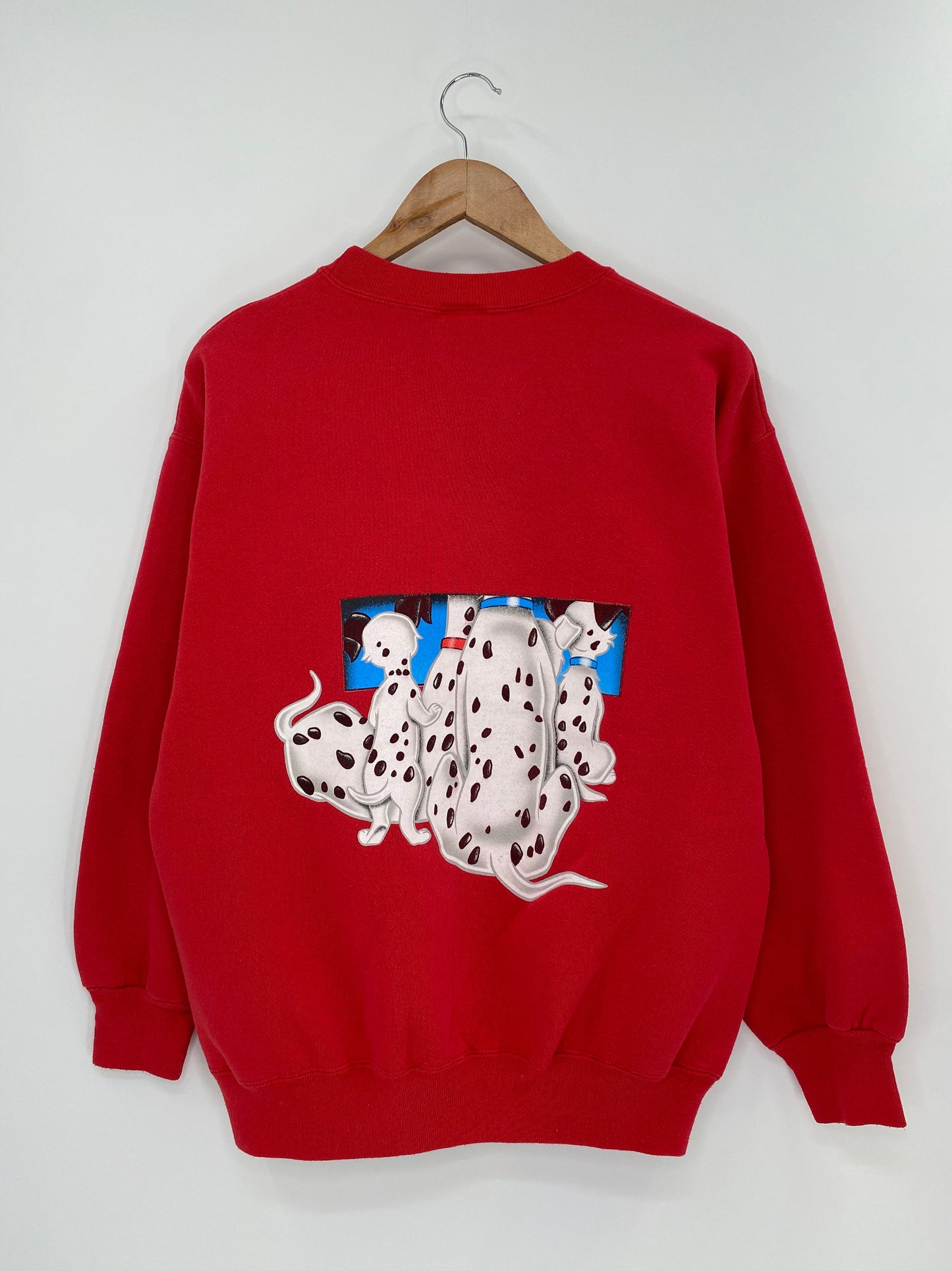 00' DISNEY ONE HUNDRED AND ONE DALMATIANS Made in USA Size L Vintage Sweat-shirt / K6887