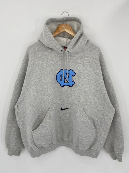 90’s NIKE CAROLINA Size XL Vintage Hoodie Sweat-Shirt / 5410