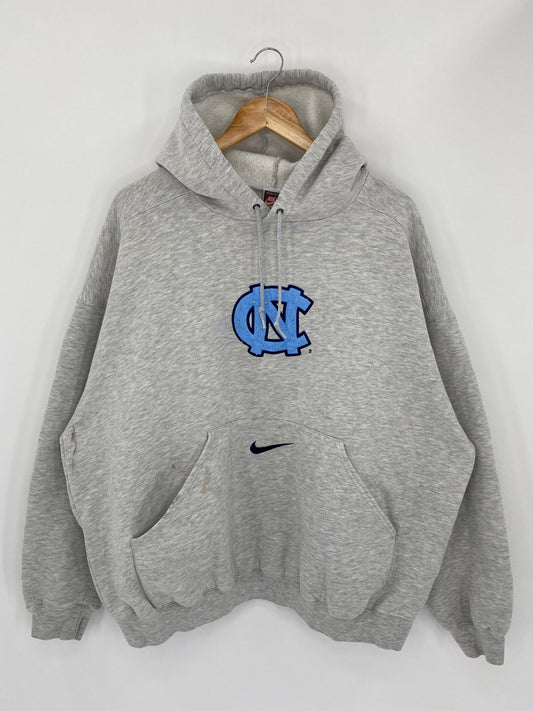 90’s NIKE CAROLINA Size XL Vintage Hoodie Sweat-Shirt / 5410