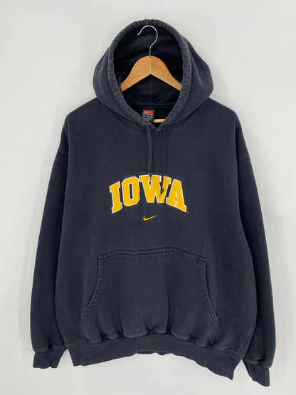 90’s NIKE IOWA Size XL Vintage Hoodie Sweat-shirt / 7357